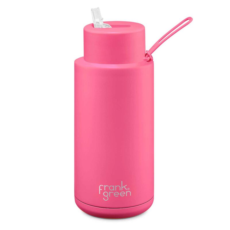 frank green 34oz Ceramic Reusable Bottle with Straw image number 0